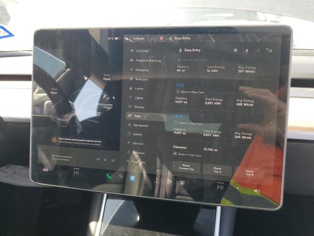Photo 9 from auction – 2019 TESLA MODEL 3 with VIN 5YJ3E1EA6KF324287