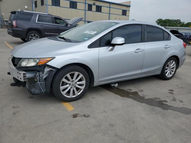 HONDA CIVIC EX 2012 with VIN 2HGFB2F84CH604259 - Photo from auction