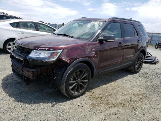 FORD EXPLORER X 2018 with VIN 1FM5K8D82JGB10180 - Photo from auction