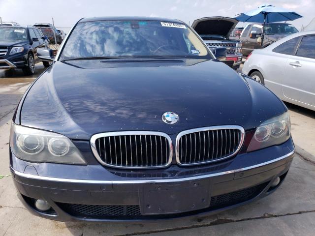 Photo 5 from auction – 2007 BMW 750 with VIN WBAHN83527DT76919