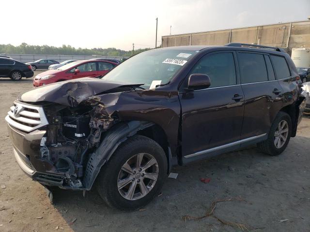 TOYOTA HIGHLANDER 2012 with VIN 5TDBK3EH3CS151824 - Photo from auction