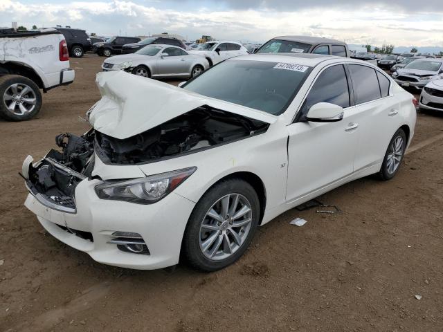 INFINITI Q50 BASE 2014 with VIN JN1BV7AR1EM690151 - Photo from auction