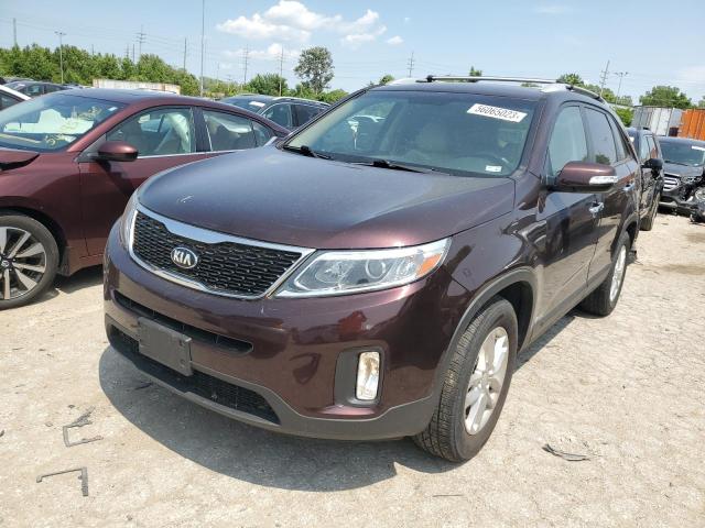 KIA SORENTO LX 2015 with VIN 5XYKTDA76FG659495 - Photo from auction