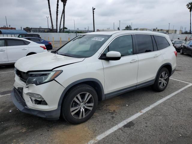 HONDA PILOT EXL 2017 with VIN 5FNYF5H50HB015738 - Photo from auction