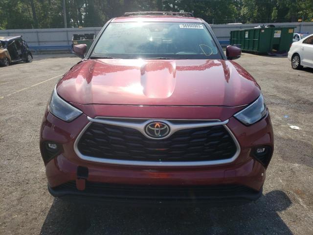 Photo 5 from auction – 2022 TOYOTA HIGHLANDER with VIN 5TDZZRAH6NS134070