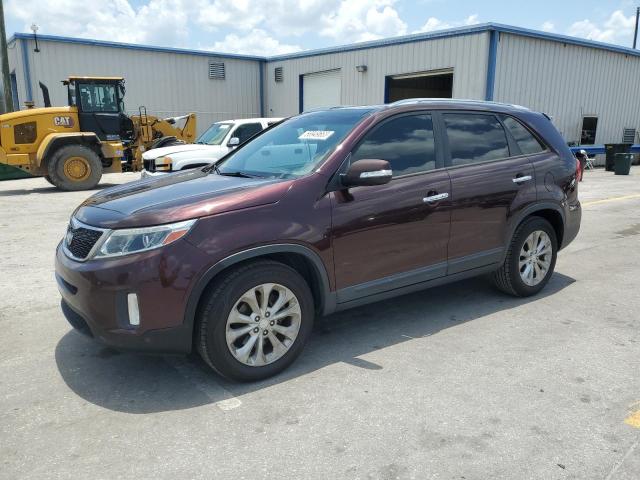KIA SORENTO EX 2014 with VIN 5XYKU4A77EG429976 - Photo from auction