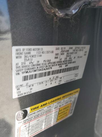 Photo 14 from auction – 2019 FORD EXPEDITION with VIN 1FMJU1MT5KEA26579