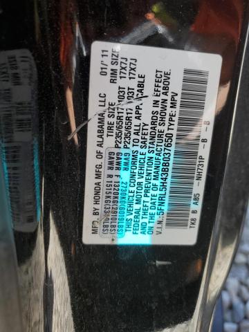 Photo 14 from auction – 2011 HONDA ODYSSEY EX with VIN 5FNRL5H43BB037650
