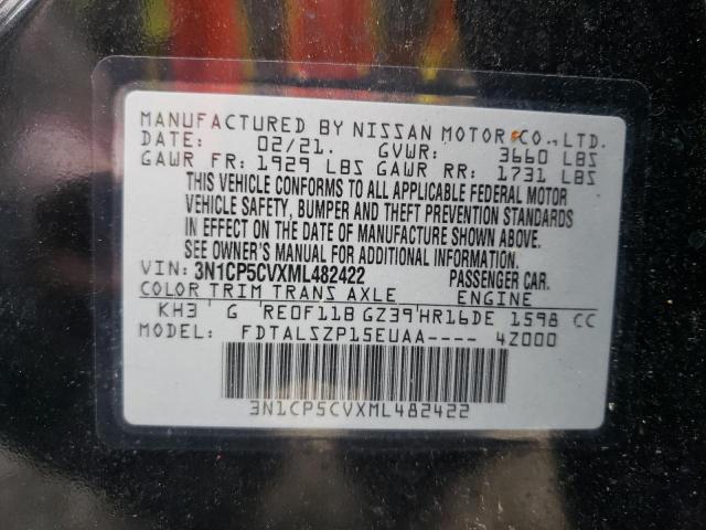 Photo 14 from auction – 2021 NISSAN KICKS SV with VIN 3N1CP5CVXML482422