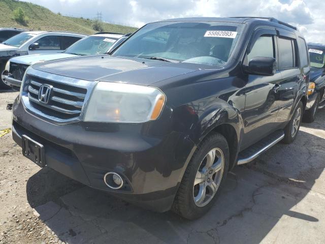 HONDA PILOT EXL 2012 with VIN 5FNYF4H51CB064871 - Photo from auction