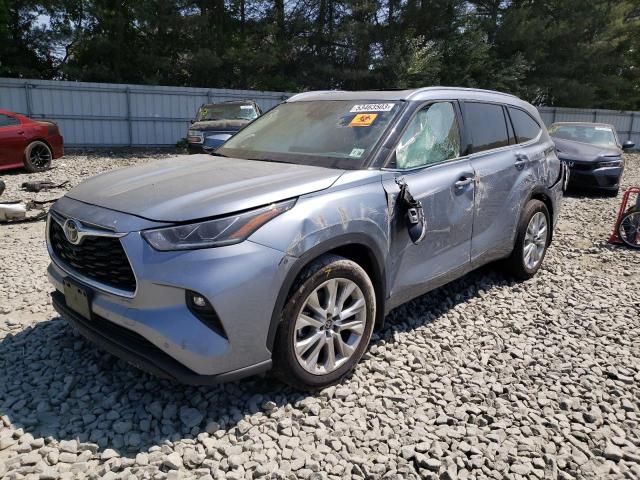 TOYOTA HIGHLANDER 2021 with VIN 5TDDZRBHXMS106599 - Photo from auction