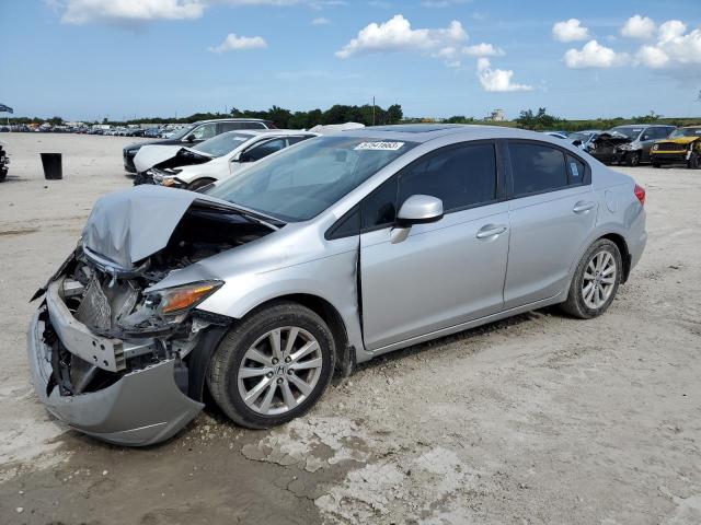 HONDA CIVIC EXL 2012 with VIN 19XFB2F96CE012378 - Photo from auction