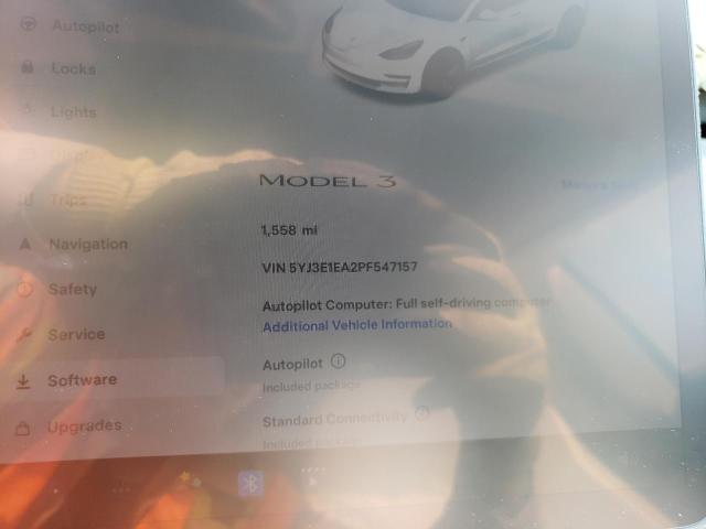 Photo 9 from auction – 2023 TESLA MODEL 3 with VIN 5YJ3E1EA2PF547157