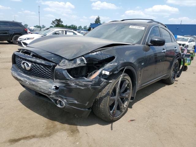 INFINITI QX70 2017 with VIN JN8CS1MW2HM414742 - Photo from auction