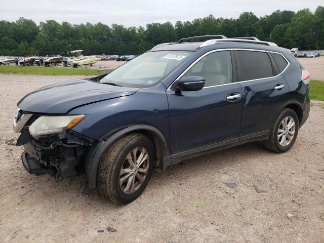 NISSAN ROGUE S 2015 with VIN KNMAT2MT8FP552843 - Photo from auction