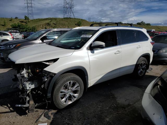 TOYOTA HIGHLANDER 2015 с VIN 5TDJKRFH4FS207660 - Фото с аукциона