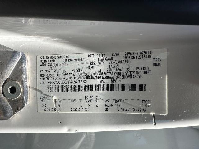Photo 10 from auction – 2013 FORD ESCAPE SE with VIN 1FMCU0GX2DUA87852