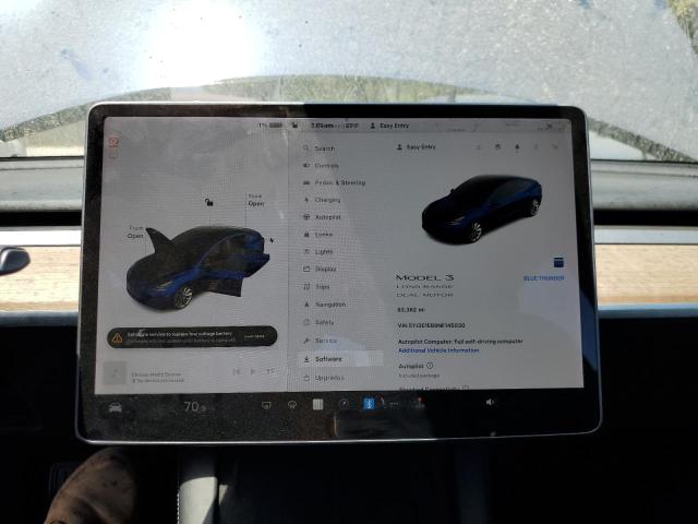 Photo 9 from auction – 2022 TESLA MODEL 3 with VIN 5YJ3E1EB9NF145030