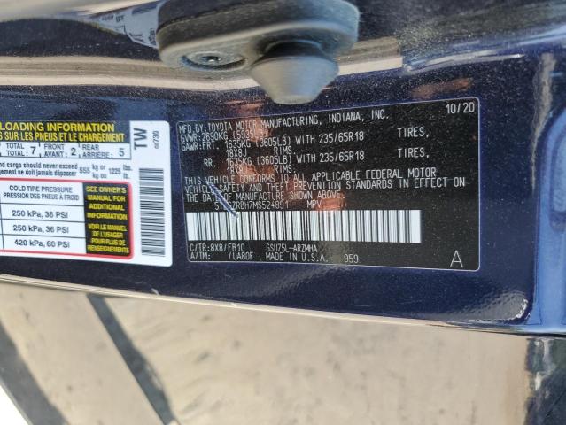 Photo 14 from auction – 2021 TOYOTA HIGHLANDER with VIN 5TDGZRBH7MS524891
