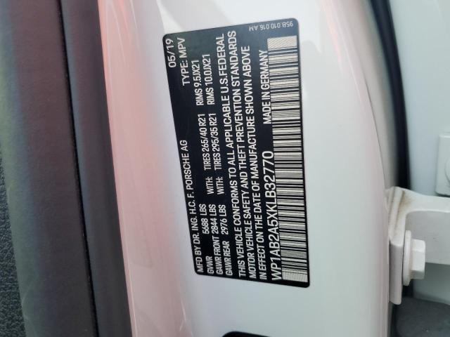 Photo 14 from auction – 2019 PORSCHE MACAN S with VIN WP1AB2A5XKLB32770
