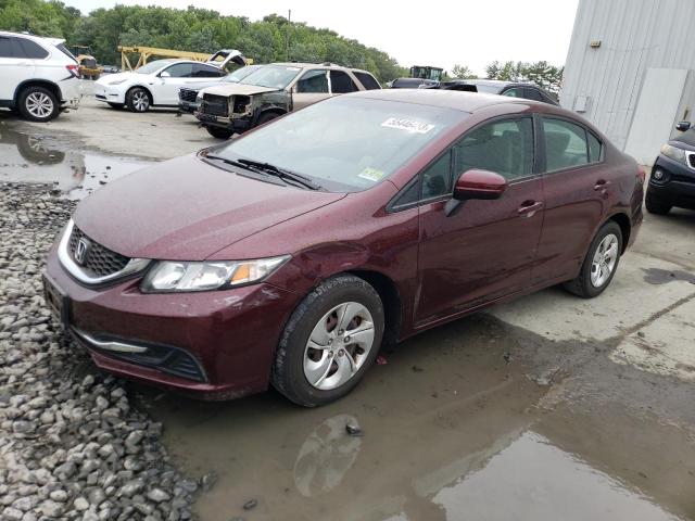 HONDA CIVIC LX 2014 with VIN 2HGFB2F56EH524728 - Photo from auction