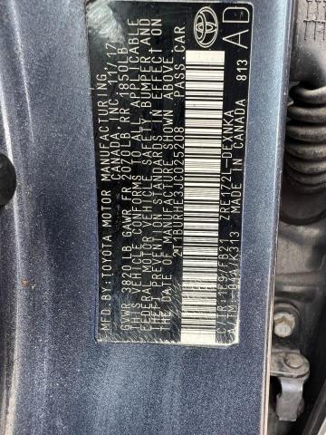 Photo 10 from auction – 2018 TOYOTA COROLLA L with VIN 2T1BURHE3JC025208