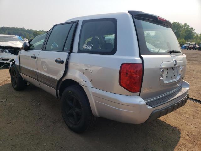 Photo 2 from auction – 2005 HONDA PILOT LX with VIN 2HKYF18105H567520