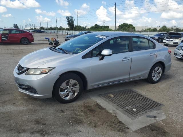 Photo 1 from auction – 2013 HONDA CIVIC LX with VIN 19XFB2F59DE077501