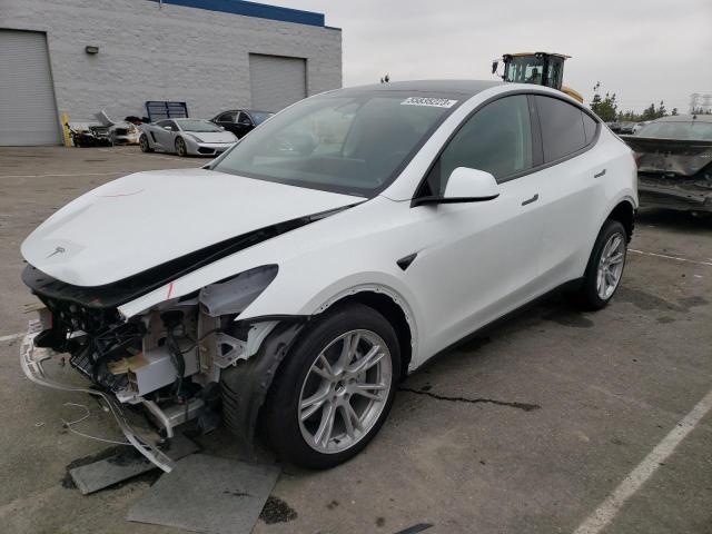TESLA MODEL Y 2023 with VIN 7SAYGDEE1PF686042 - Photo from auction