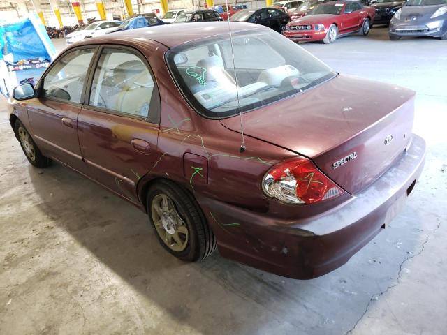 Photo 2 from auction – 2003 KIA SPECTRA BA with VIN KNAFB121635216164
