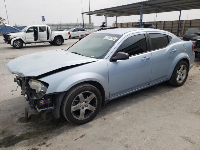 DODGE AVENGER SE 2013 with VIN 1C3CDZAB8DN544412 - Photo from auction