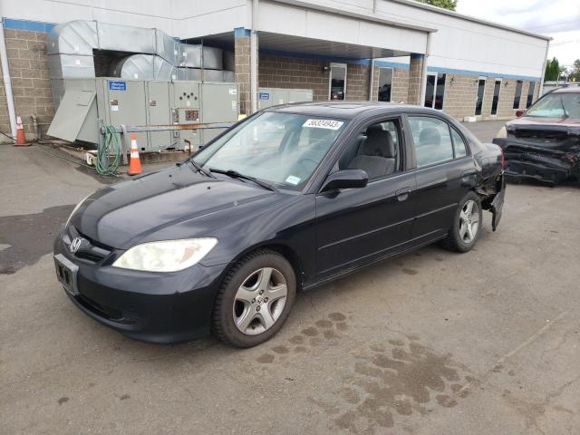 HONDA CIVIC EX 2004 with VIN 2HGES26734H608677 - Photo from auction