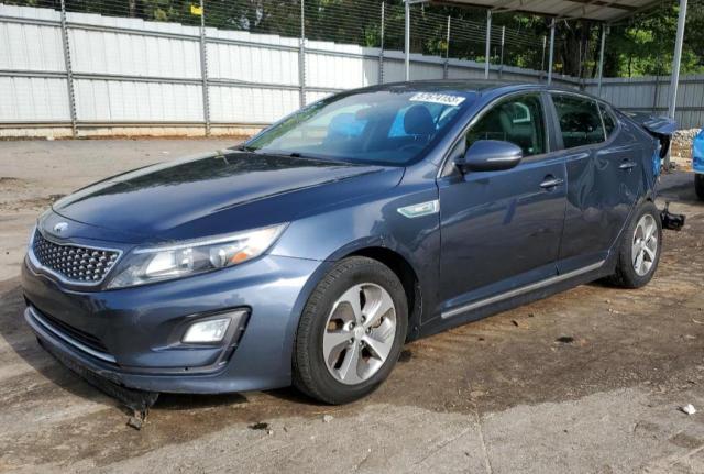 KIA OPTIMA HYB 2014 with VIN KNAGM4AD5E5075750 - Photo from auction