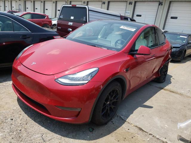 TESLA MODEL Y 2021 with VIN 5YJYGDEE3MF303632 - Photo from auction