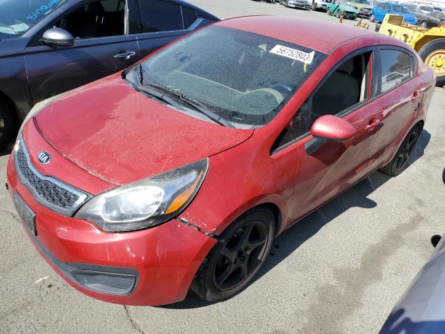 KIA RIO LX 2014 with VIN KNADM4A36E6388147 - Photo from auction