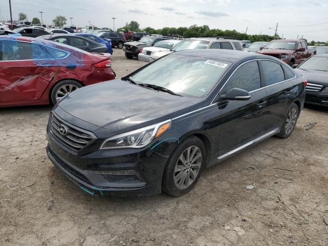 HYUNDAI SONATA SPO 2015 with VIN 5NPE34AF1FH050389 - Photo from auction