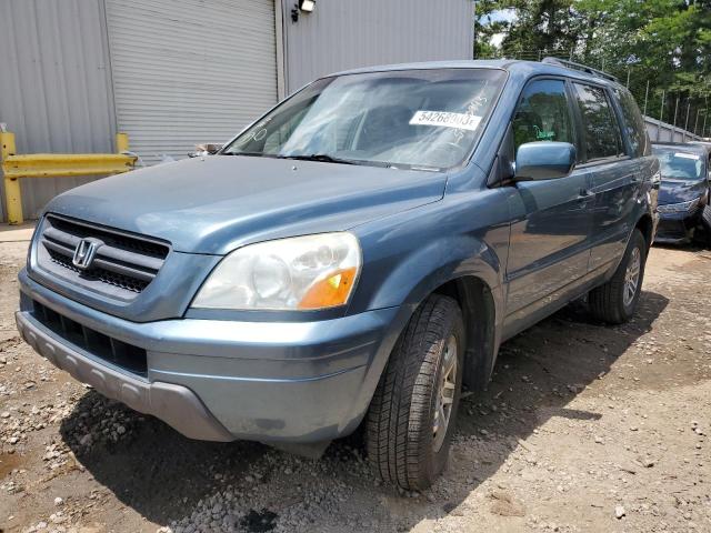 HONDA PILOT EXL 2005 with VIN 5FNYF18525B030004 - Photo from auction