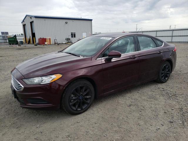 FORD FUSION SE 2017 with VIN 3FA6P0HD9HR399750 - Photo from auction