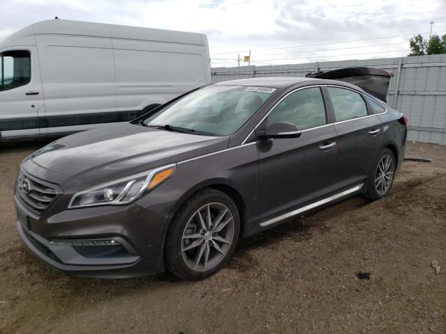 HYUNDAI SONATA SPO 2015 with VIN 5NPE34AB4FH225554 - Photo from auction