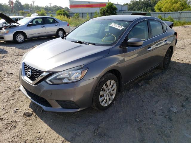 NISSAN SENTRA S 2016 with VIN 3N1AB7AP2GY257280 - Photo from auction