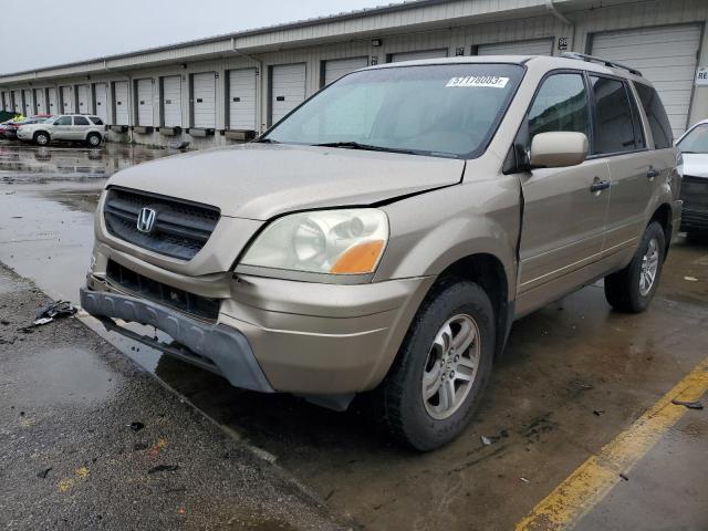 HONDA PILOT EX 2005 with VIN 5FNYF18475B030085 - Photo from auction