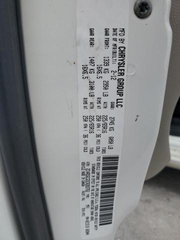 Photo 14 from auction – 2012 DODGE GRAND CARA with VIN 2C4RDGCG5CR283762