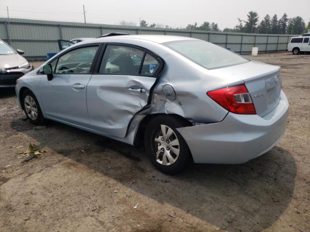 Photo 2 from auction – 2012 HONDA CIVIC LX with VIN 19XFB2F58CE321329