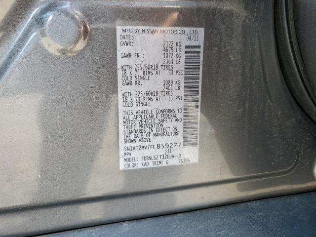 Photo 14 from auction – 2015 NISSAN ROGUE S with VIN 5N1AT2MV7FC859277