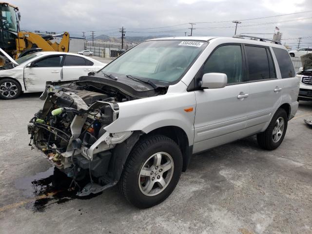 HONDA PILOT EXL 2008 with VIN 5FNYF287X8B027766 - Photo from auction