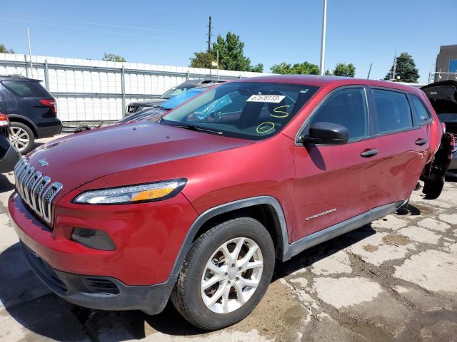 JEEP CHEROKEE S 2017 with VIN 1C4PJMAB9HD227954 - Photo from auction