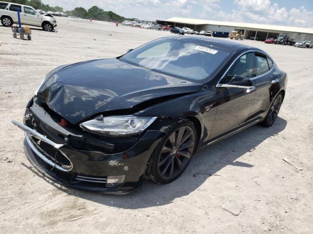 TESLA MODEL S 2014 with VIN 5YJSA1H20EFP62786 - Photo from auction