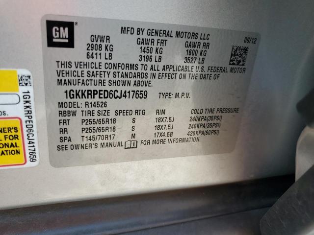 Photo 14 from auction – 2012 GMC ACADIA SLE with VIN 1GKKRPED6CJ417659
