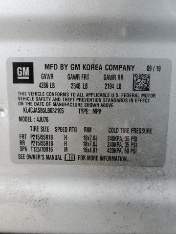 Photo 14 from auction – 2020 BUICK ENCORE PRE with VIN KL4CJASB5LB032105