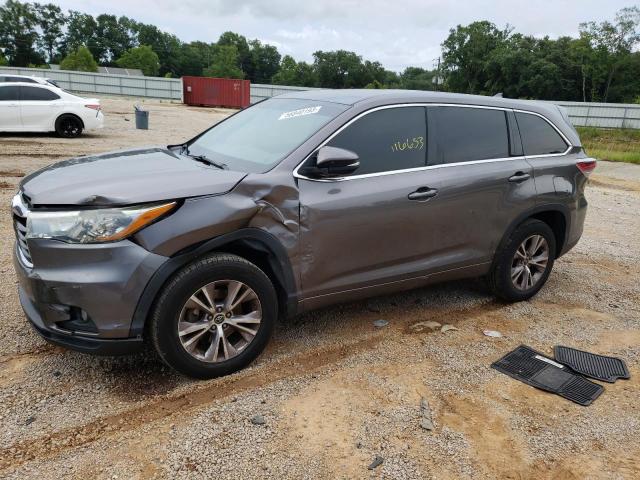 TOYOTA HIGHLANDER 2016 with VIN 5TDZKRFH9GS145404 - Photo from auction